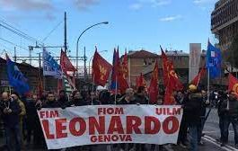 Mercoledì 21 aprile 2021 ore 9.00 Largo Pertini Genova, manifestazione dipendenti Leonardo a difesa dei lavoratori business automation